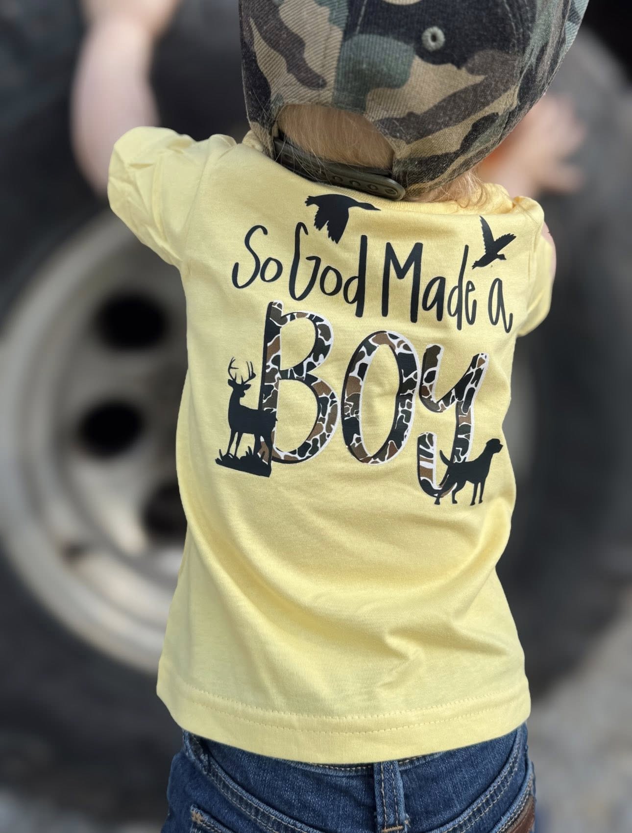 So God Made a Boy Tee