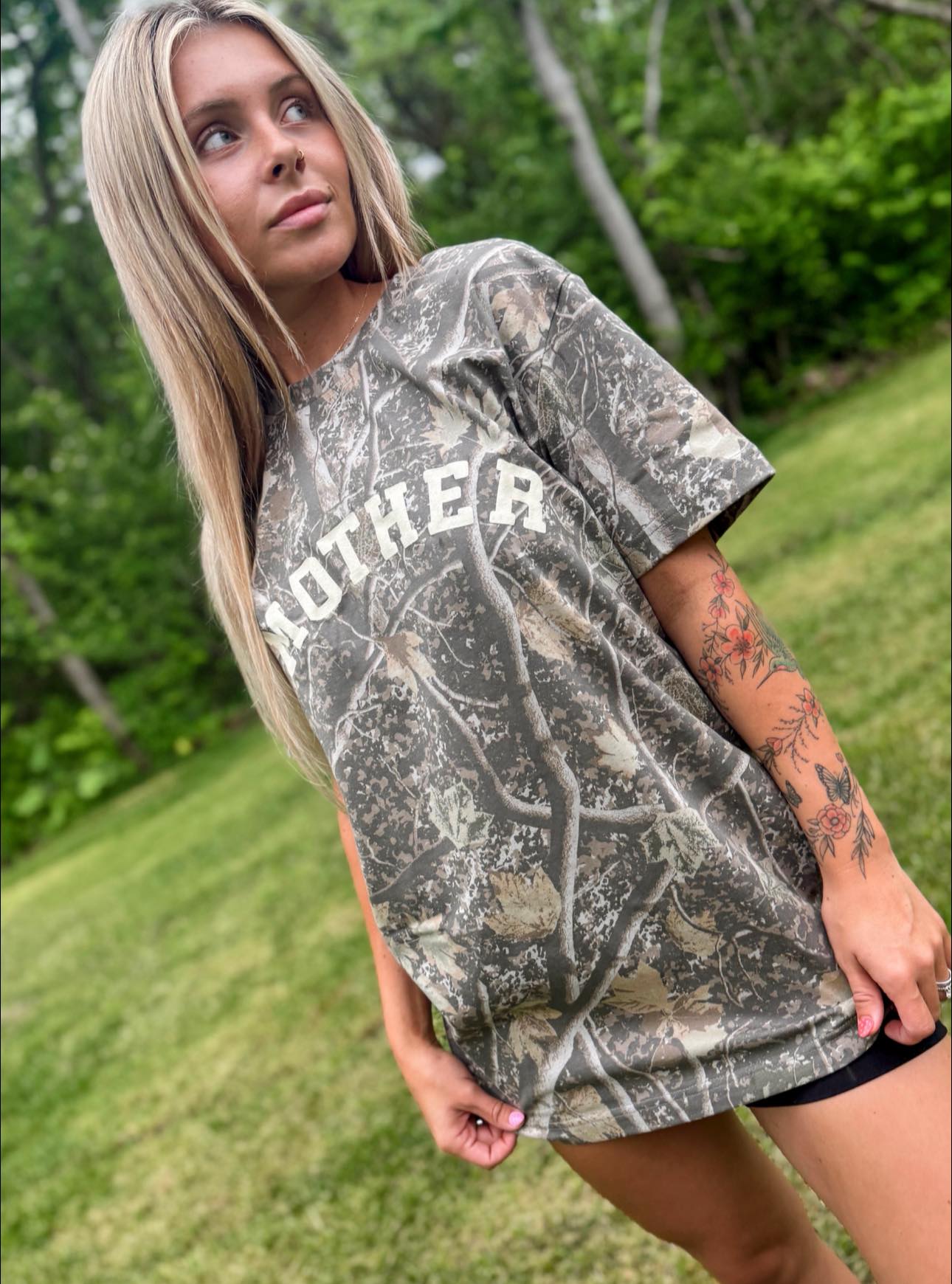 Mother Puff Camo Tee